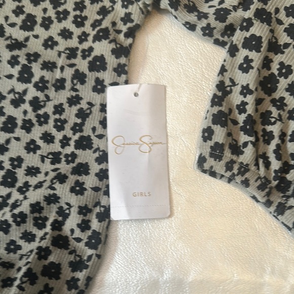 Jessica Simpson Kids Leopard Print Set - Gray and Black - Picture 4 of 5